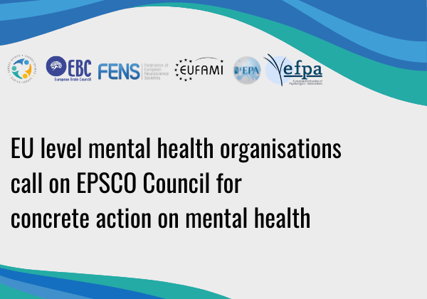 EU level mental health organisations call on EPSCO Council for concrete action on mental health