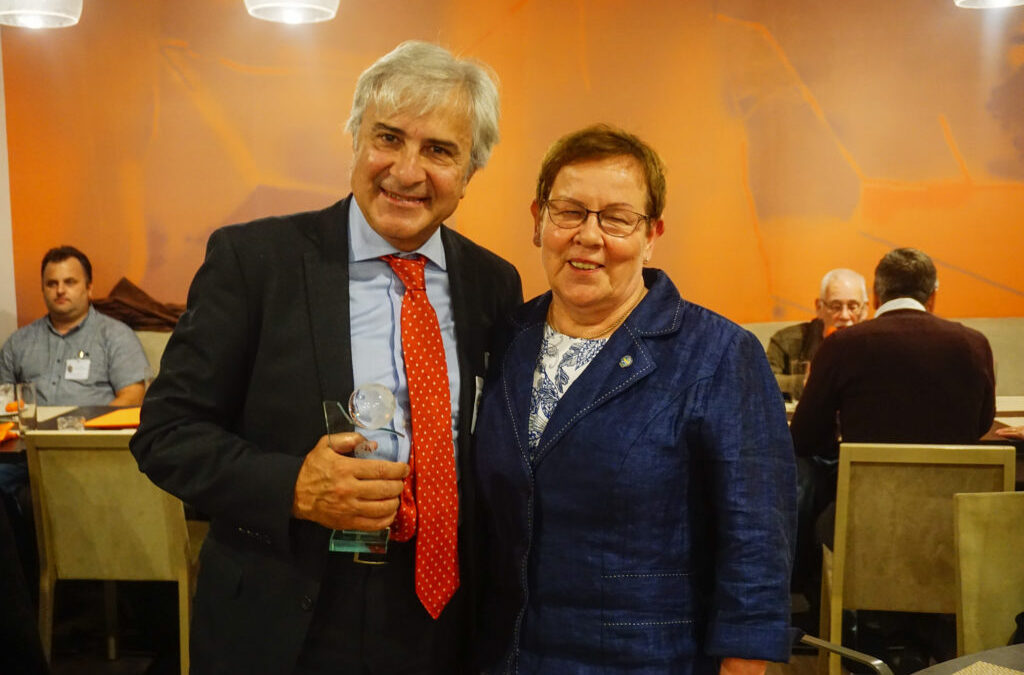 Dr. Roberto MEZZINA Italian psychiatrist received GAMIAN-Europe Personality Award