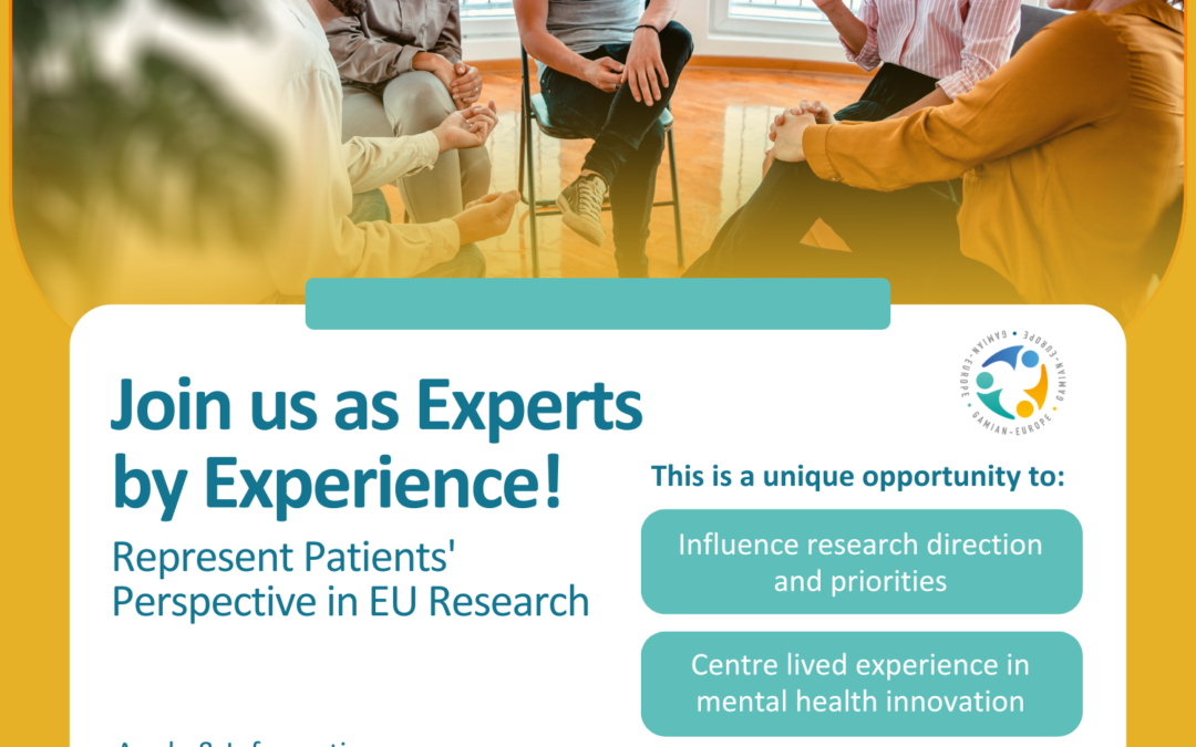 Call for Experts by Experience: Help Shape Mental Health Research Across Europe