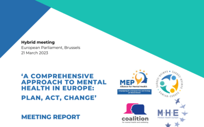 Report for event “A Comprehensive Approach to Mental Health in Europe: Plan, Act Change” out now!