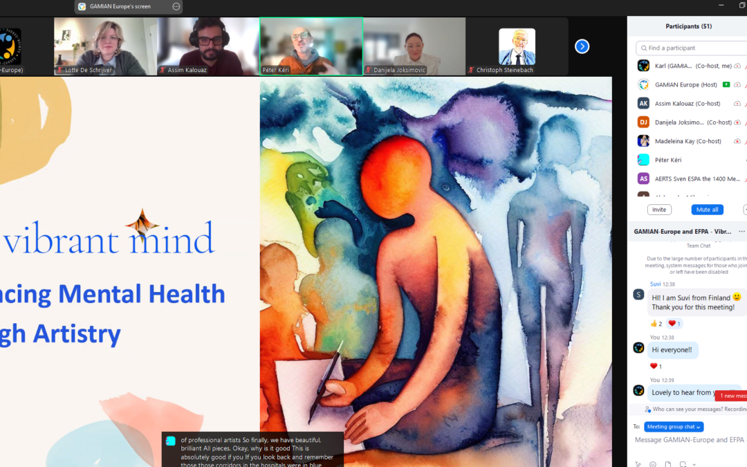 The Vibrant Mind – Wrapping Up An Inspiring “Art as a Socio-Psychological Mirror” Webinar