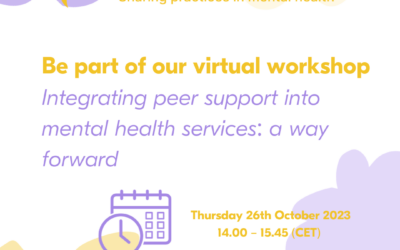 Virtual Workshop on the Integration of Peer Support in Mental Health